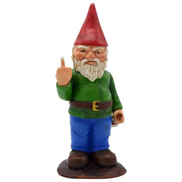 Funny Middle Finger Gnome For Garden